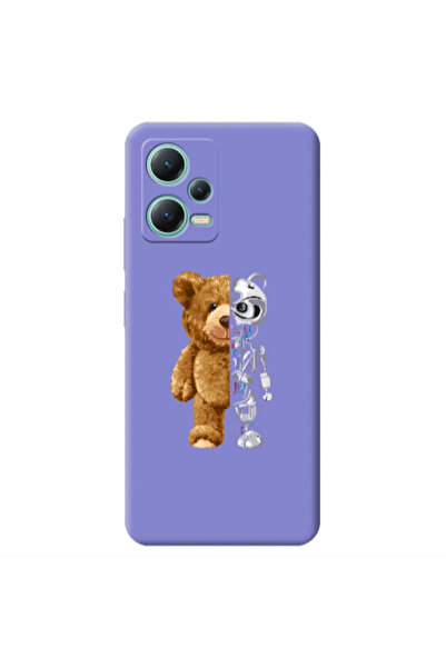 Other Xiaomi Redmi Note 12 Pro 5G Glacier Purple Colored Silicone TPU Θήκη