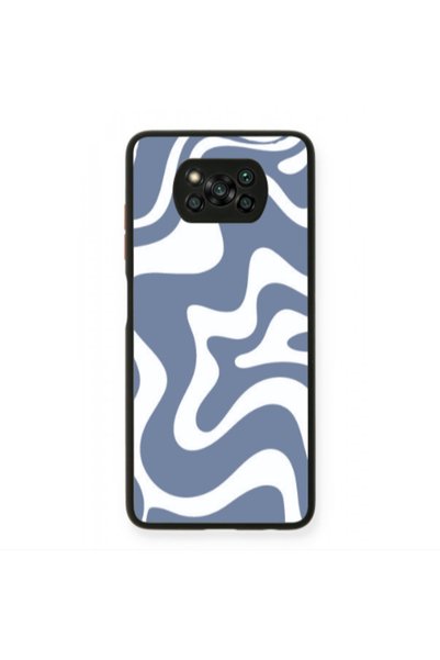 Other Xiaomi Poco X3 /X3 Pro Wavy Black Glossy Θήκη