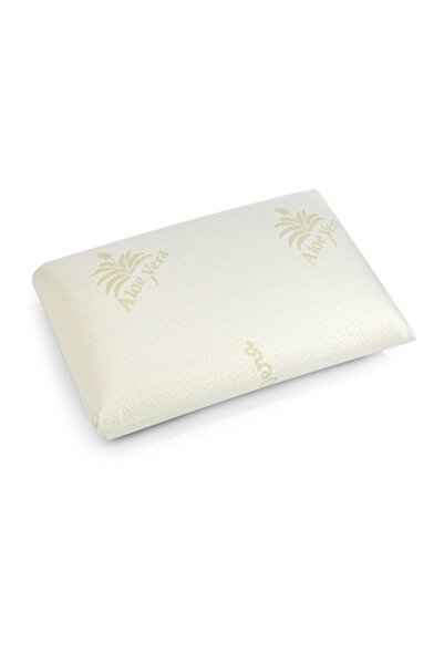 OEM Perna Clasica Memory Aloe Vera, 42x72x12 cm, husa microfibra detasabila, ...