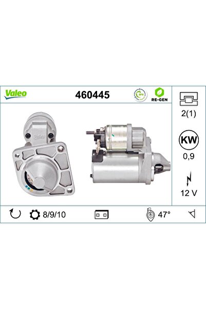 VALEO Electromotor (12V 0.9kW Recondiționat Profesional) Abarth 124 Spider 50...