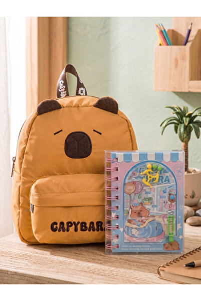 capybara Originalna licencirana školska / vrtiška torba za decu sa 3D figuram...