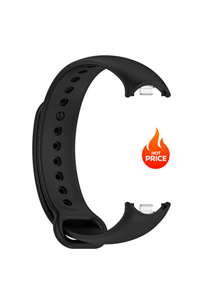 Choice17 For Mi Band 8 03 black Soft Silicone Strap for Mi Band 10 Sports Sma...