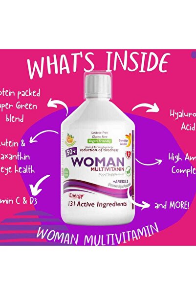Swedish Nutra Women 50+ Multivitamin 25 ml