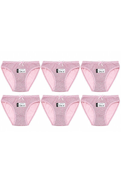 Tutku Kadın Küçük Puantiyeli Bikini Külot 6 lı Set