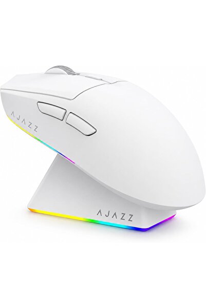 Ajazz AJ139 V2 MC Wireless Mouse 66g PAW3311 12K DPI RGB Dock 2.4G/BT/Wired W...