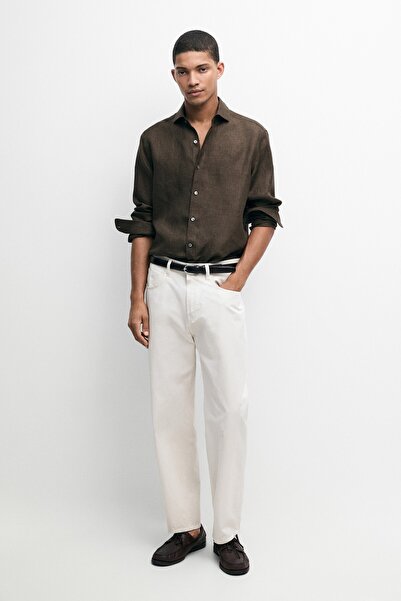 Massimo Dutti %100 keten gömlek
