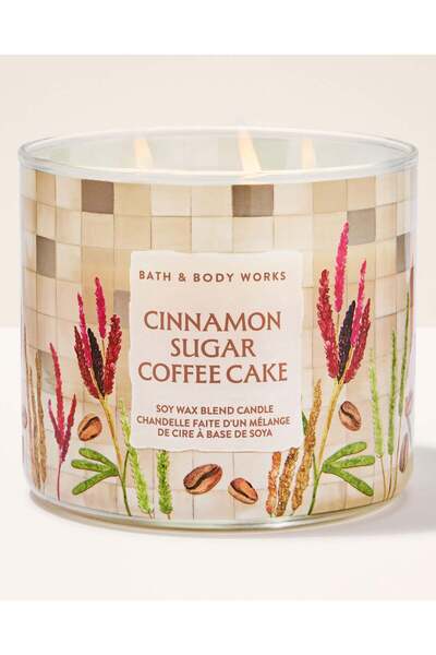Bath & Body Works Cinnamon Sugar Coffee Cake Büyük Mum