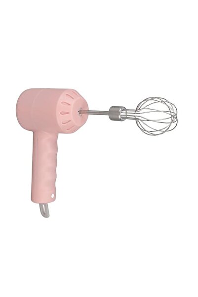 Generic Electric Cordless Handheld Mixer, USB Rechargeable, Pink