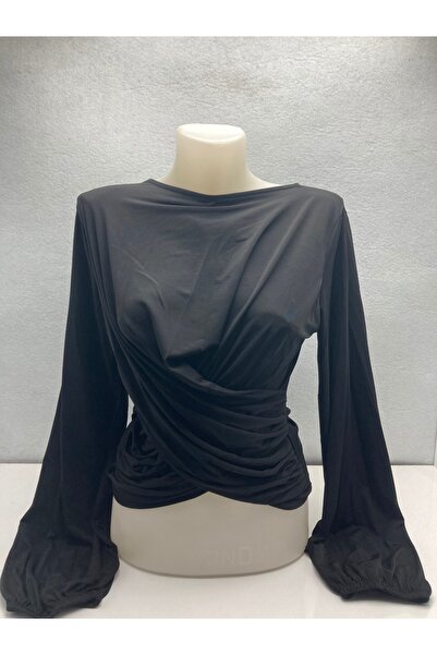 Generic Brand بلوزة من القماش الرملي المنسوج من درابيلي ساندي كاشير صيفية من ...