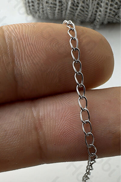 Hobi Goom Stainless Steel Silver Color In-Line Extension Chain / Extension Ch...