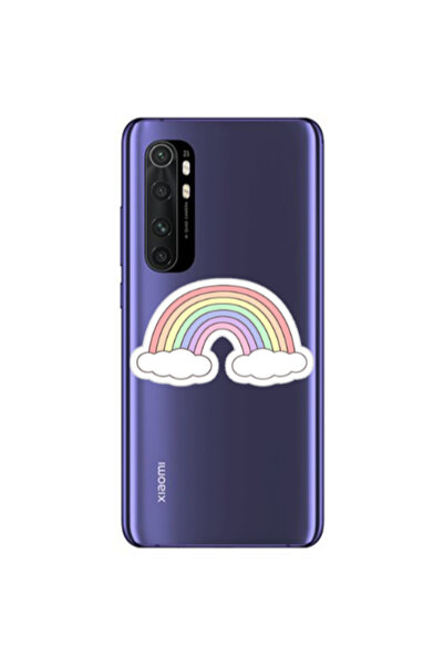 Other Xiaomi Mi Note 10 Lite Rainboww Transparent Silicone TPU Θήκη