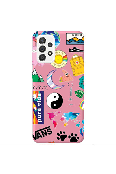 Other Samsung A13 4G Vans Pink Colored Silicone TPU Θήκη