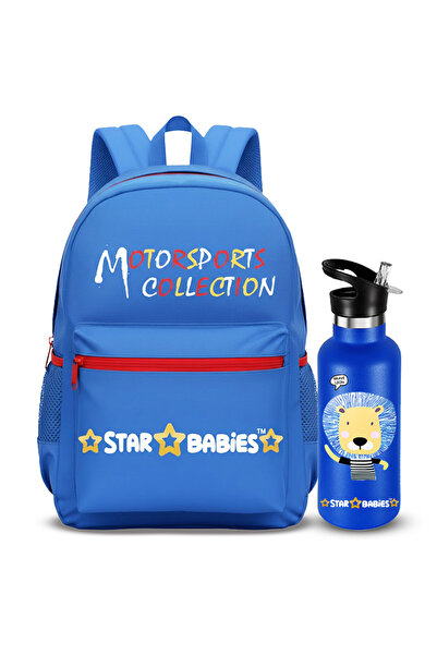 STAR BABiES حقيبة ظهر مدرسية للأطفال مع زجاجة ماء معزولة من الفولاذ المقاوم ل...