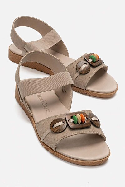 CCWAY AYAKKABI Accessories: Women's Single-Strap Sandals Vi̇zon