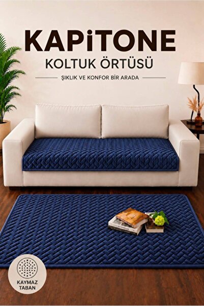 vivamia One Piece Non-Slip Base Quilted Sofa Cover Sofa Bed Sofa Cover 90X200