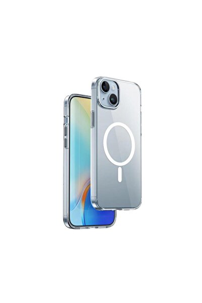 Piili iPhone 15 MagSafe Crystal Clear Kılıf - Şeffaf
