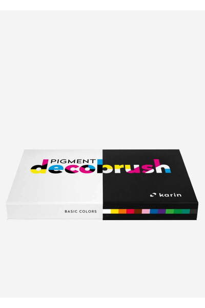 karinmarkers Set Pigment Decobrush Basic Colors Karin 29C1