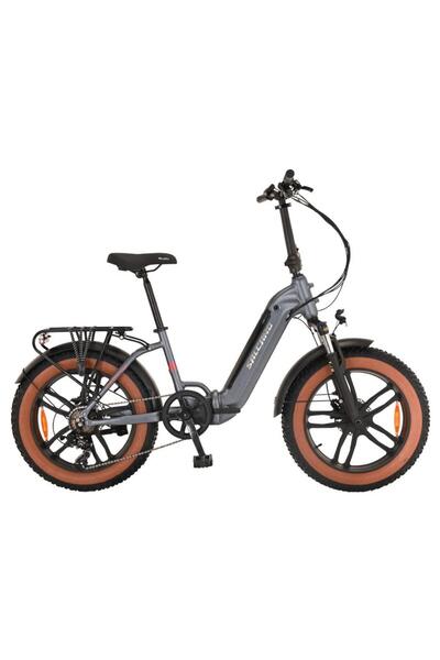 Salcano Caballo 20" Jant Fat Bike 7 Vites Hidrolik Fren Elektrikli Katlanır B...