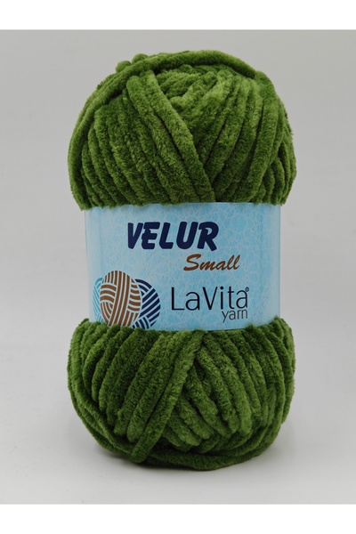 LaVita Yarn LaVita Velur Small Kadife El Örgü İpi %100 Polyester 50gr (8119 Ç...