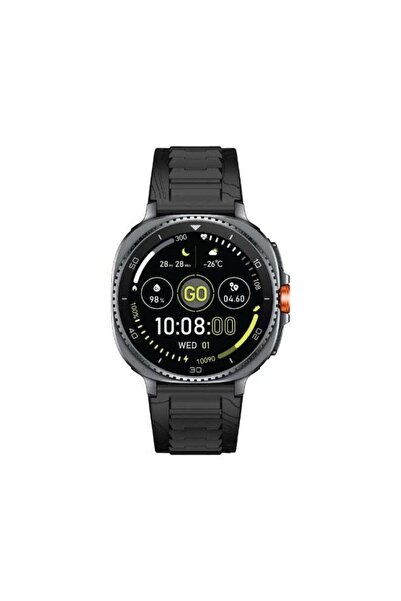 porodo GREEN LION Connect2 Smart Watch with 1.43" AMOLED Display, Bluetooth C...