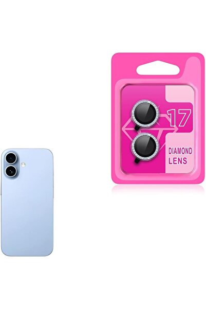 Yıldızan Senon Zore Cl-06 Camera Lens Protector for Apple iPhone 17 (Blue) 13...
