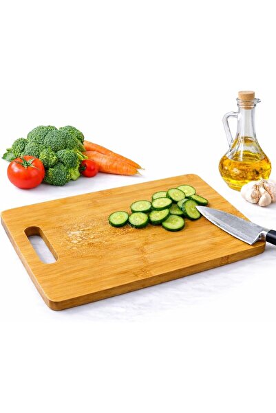 Generic Bamboo Cutting Board, Wood Kitchen Chopping Board for Chopping Meat, ...