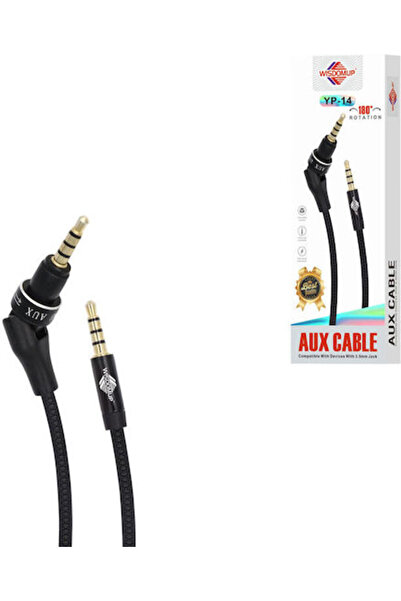Other WisdomUp Καλώδιο Ήχου 3.5mm Jack, Αρσενικό 3.5mm - Αρσενικό 3.5mm, Μαύρο