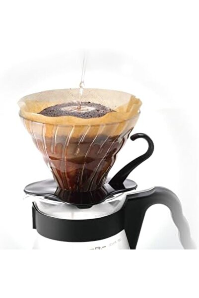 Yıldızan Nexoratech Hario V60 02 Dripper (زجاج أسود) 1288145