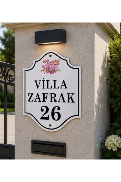 zafrakreklam Villa -Mülk - Apartman - Daire -Kapı -Duvar isimliği - Apartman ...