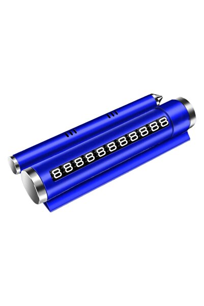 YBOSHOP Suport auto pentru număr de telefon cu stand și odorizant, aluminiu, ...