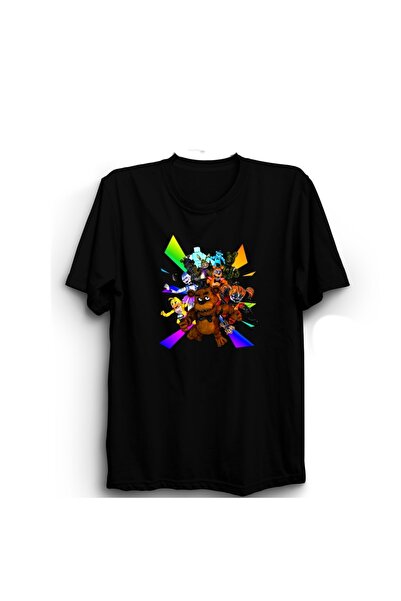 ZOKAWEAR Πέντε νύχτες στο Freddy's, VRS77, Fnaf, 5Naf, Παιχνίδι, Μπλουζάκι πα...