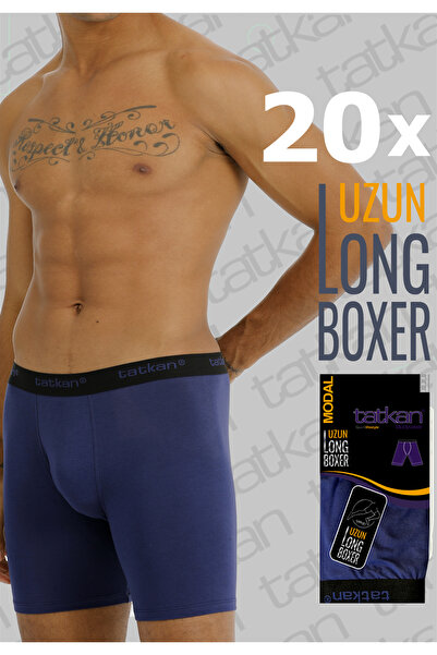 TATKAN BODYWEAR Tatkan - 20'li Uzun (LONG) Penye Modal Boxershort