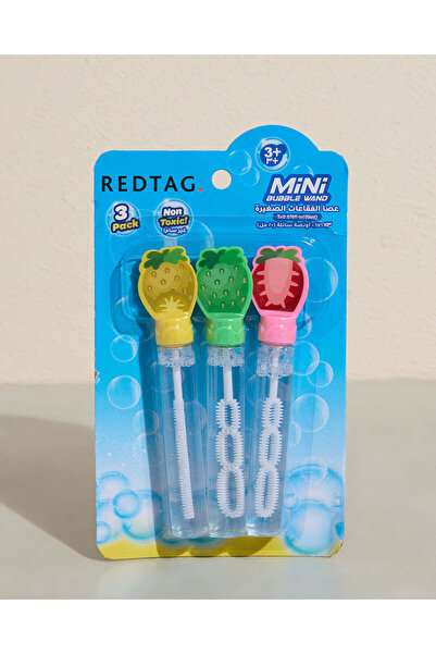 REDTAG عصا فقاعات صغيرة بنكهة الفراولة متنوعة 20 مل 3 قطع