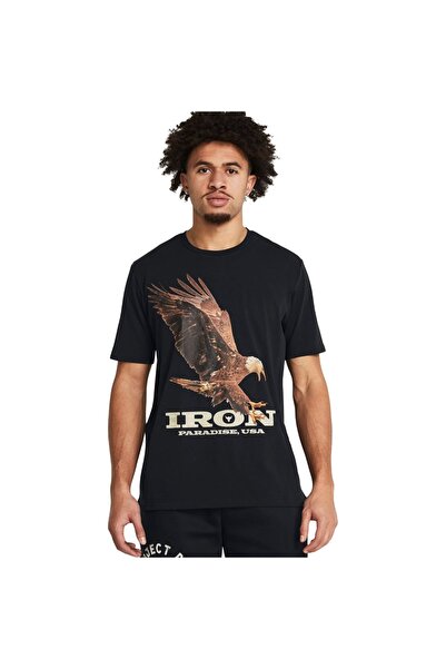 Under Armour PJT RCK EAGLE GRAPHIC SS 1383224-001 Μαύρο S