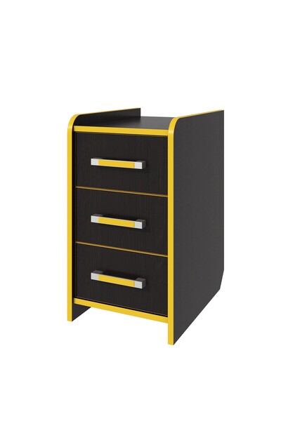 OEM Noptiera birou PC KL 9.3 wenge+galben