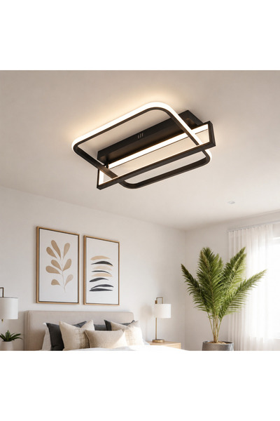 RFAN LED Chandelier RFAN, Model R9193/1+1, with Remote Control, 3 Light Types...