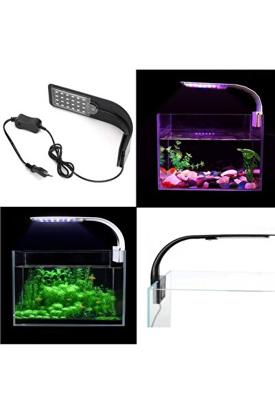 Classica Lampa led acvariu plantat si pentru colorit pesti 12W 24 leduri