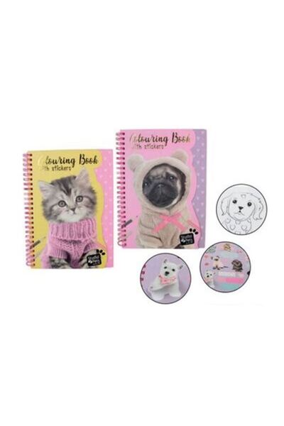 Dolphin Studio Pets A5 Sticker Notebook Pt-7786