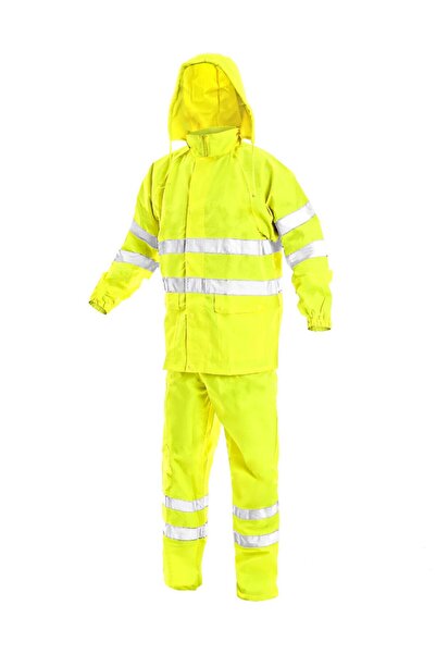 OEM ΑΔΙΑΒΡΟΧΟ ΚΟΥΣΤΟΥΜΙ YORK HI-VIS RAIN SUIT FLUOR YELLOW L