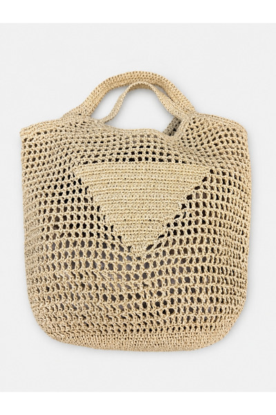 Generic Brand Handmade Oval Raffia Bag 36X30 cm Straw Women's Shoulder Bag - ...
