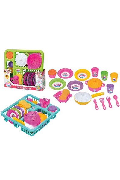 DEDE Oyuncak Candy & Ken Dish Rack Set 01169