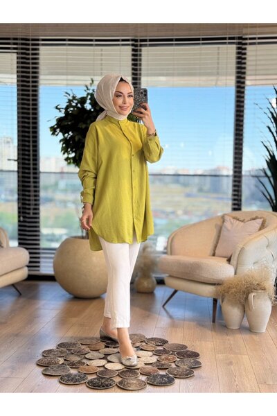 Lamazi Veil 4008 قميص آدا أخضر زيتوني