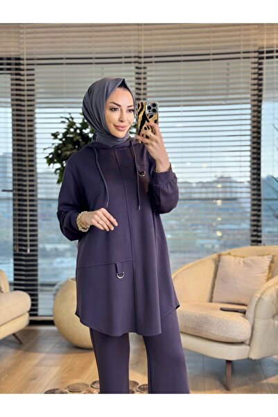 Taşpınar 26605 Efsun Hooded Oshyo Suit Anthracite