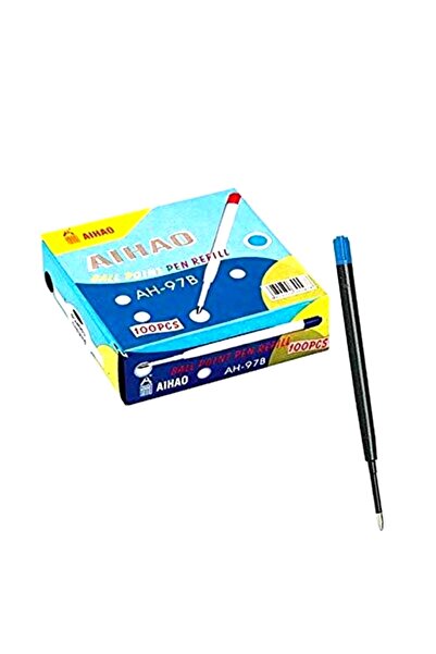 Aihao Ballpoint Pen Refill 97-B Blue 10 Pieces