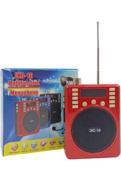 Other JKC-10 Φορητό Ραδιόφωνο Επαναφορτιζόμενο με Bluetooth και USB Κόκκινο