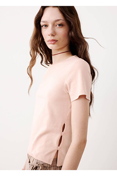 Mango Teen T-shirt with side slit detail