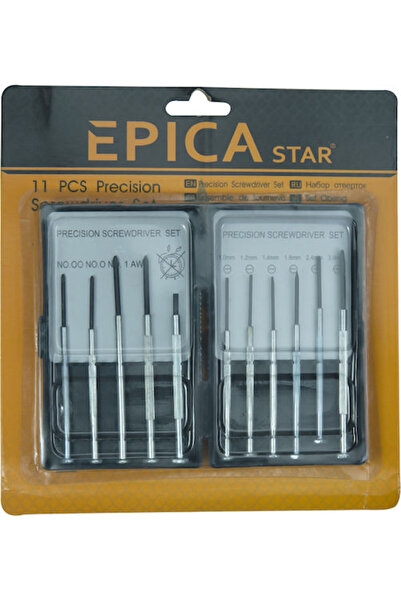 Epica Σετ Κατσαβιδιών Ακριβείας Star 11 τεμαχίων με 11 Εναλλάξιμες Μύτες Κωδι...