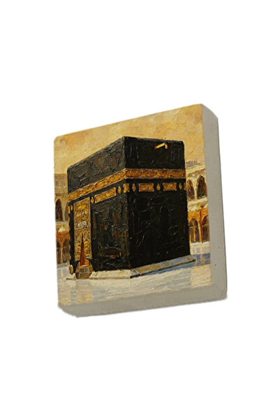 Sadrazam Kabe Yağlı Boya Resim Baskılı Taş Magnet 5x5 1G-Kabe5