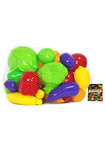 OEM SET VEGETABLES AND FRUIT - 26 pieces - 15 cm - educational - plastic