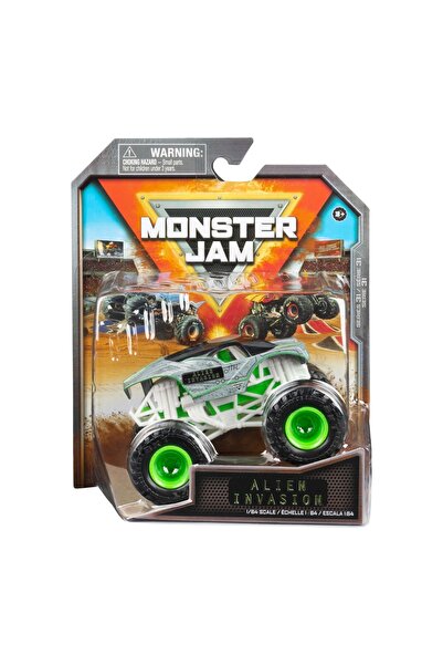 OEM MONSTER JAM Mașinuță turnată sub presiune Invazia Extraterestră Scara 1:6...